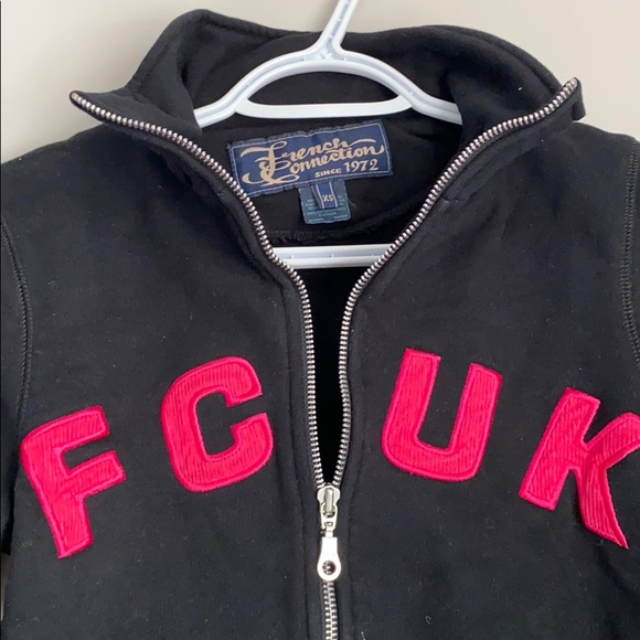 FCUK Zip-Up Sweater - Picture 3 of 3